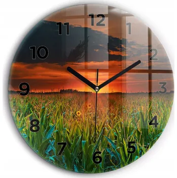 Hodiny Nástěnné hodiny Wallfluent oranžové 60 cm