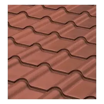 plechová krytina SATJAM Grande Plus PE25 1200 x 2000 x 0,5 mm 1 ks červenohnědá RAL 3009