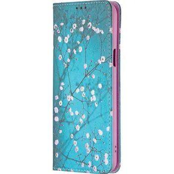 Pouzdro na tablet VSECHNONAMOBIL 31489 ART Peňaženkový kryt LG K42 PLUM BLOSSOM
