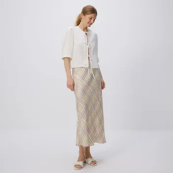 Dámská sukně Reserved - Viskózová midi sukně - vícebarevná - 109GO-MLC - 109GO-MLC-XS