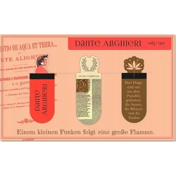 Doplněk ke knize Magnetická záložka do knihy Dante Alighieri - Super sada pro čtenáře