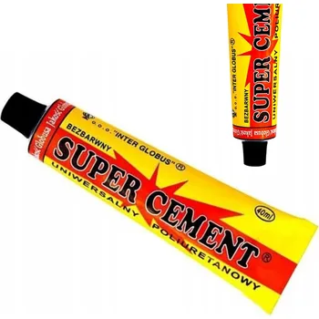 Průmyslové lepidlo Univerzální polyuretanové lepidlo Super Cement, bezbarvé, 40 ml