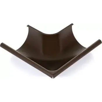 okap Vnější roh žlabu 250 mm pozink RAL 8017 hnědá barva