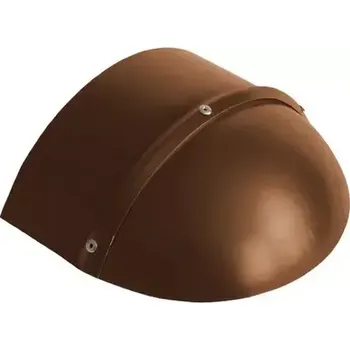 Satjam čelo hřebenáče půlkulaté PE25 hnědá RAL 8017