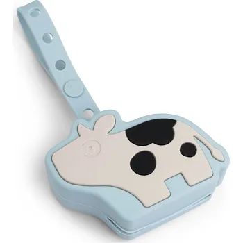 pouzdro na dudlík DONE BY DEER Silikonové pouzdro na dudlík Dotti - modré