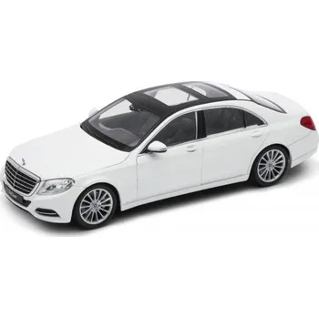 autíčko Welly Mercedes-Benz S-Class model 1:24 bílý