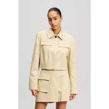 Dámská bunda Bunda Karl Lagerfeld A2W14006 béžová 02X, vel. 38