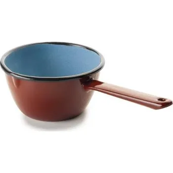 Hrnec Smaltovaný rendlík 14cm - kónický/ hnědý - Ibili