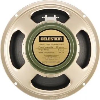 Aparatura pro kytaru Celestion G12M Greenback 16 Ohm Kytarový / Baskytarový reproduktor 16 Ohm