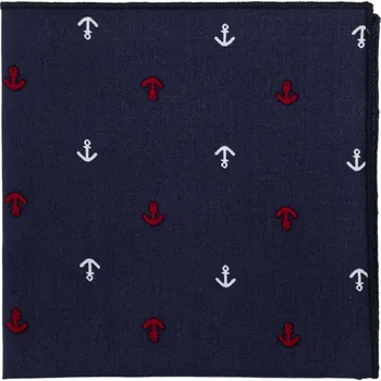 Kravata Avantgard Kapesníček do saka LUX, 583-51047, Modrá/kotva