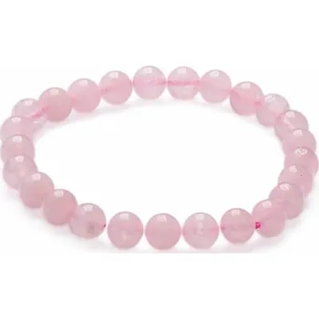 Náramek Růženín náramek korálkový 8 mm obvod cca 18 až 23 cm