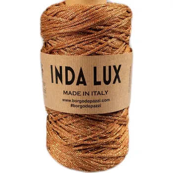 Příze Borgo de Pazzi Inda lux 35 Skořicová (Špagátová příze Inda lux 35)