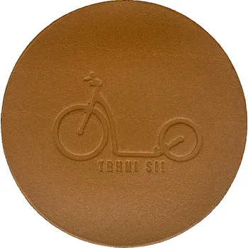 Avantgard Kožený podtácek, set 2 ks, 810-69, Koňaková kůže / motiv koloběžka TRHNI SI