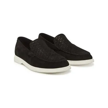 Dámské mokasíny BOSS Mokasíny 50541738 Černá 44