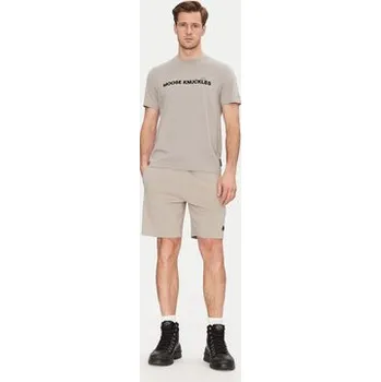 Pánské kraťasy Moose Knuckles Sportovní kraťasy Dalon M15MR807 Šedá Regular Fit XXL