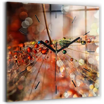 Hodiny Nástěnné hodiny Wallfluent červené 30 cm