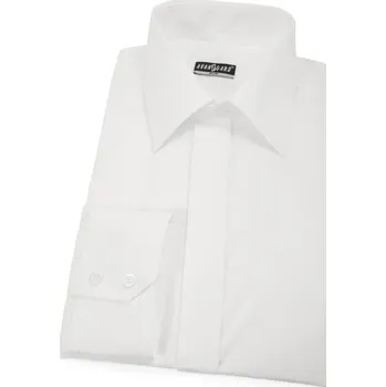 Pánská košile Avantgard Pánská košile SLIM s krytou légou, 162-224, Smetanová/Ivory Velikost: 40/182