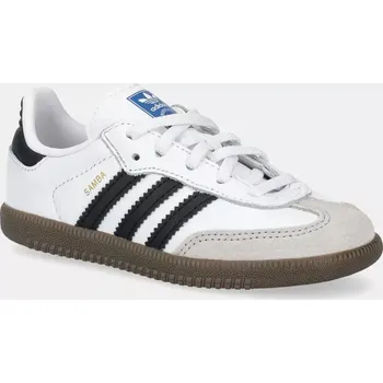 Pánská obuv Kožené sneakers boty adidas Originals SAMBA OG bílá barva, IE3679 00X, EUR 23