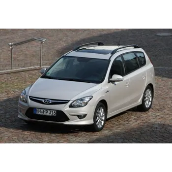 Nosič kol Příčníky Modula Oval Bar Open Rail Alu Hyundai i30 CW kombi 2007-2011 s podélníky