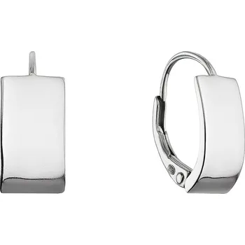 Šperk EVOLUTION GROUP CZ Stříbrné náušnice hranaté - 61073