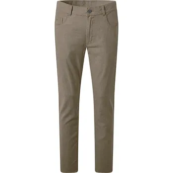 Pánské kalhoty Pioneer pánské lněné kalhoty Rando 16801.2201 5314 Zelená W34/L34