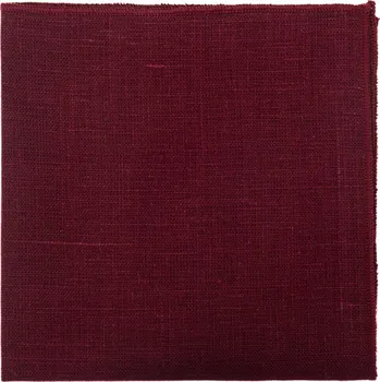 Kravata Avantgard Lněný kapesníček do saka PREMIUM, 612-107, Bordó