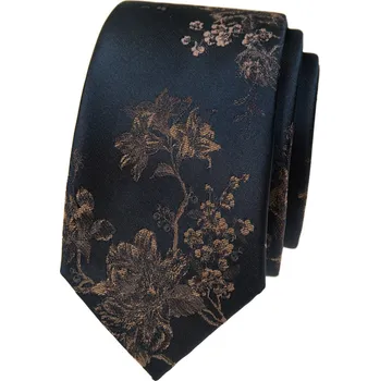 Kravata Avantgard Kravata SLIM LUX, 571-81446, Hnědá