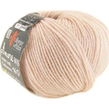 Příze Borgo de' Pazzi Amore WS Super soft Cashmere 160 rosa baby 51 (Super soft Cashmere 160 rosa baby 51)