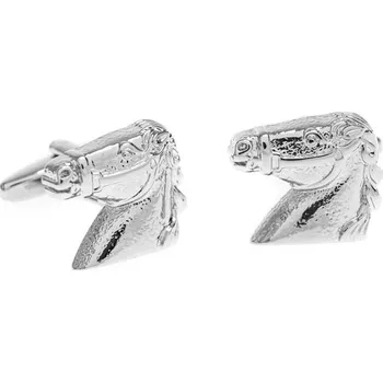 Manžetový knoflíček Avantgard Manžetové knoflíčky LUX, 580-41006, Stříbrná/kůň