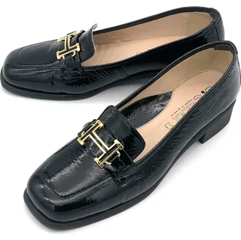 Dámské mokasíny DFC RELAX Dámské kožené mokasíny E-3622-03 Relax DFC černá Barva: černá, Velikost: 36