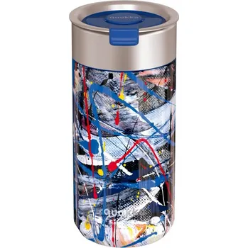 QUOKKA Boost, Nerezový termohrnek se sítkem ABSTRACT, 400ml, 40067