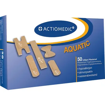 Náplast AQUATIC sada náplastí se 50 ks voděodolných náplastí