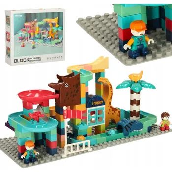 ostatní stavebnice Stavební Stavebnice kuličková dráha 147 dílů Bibi-inn