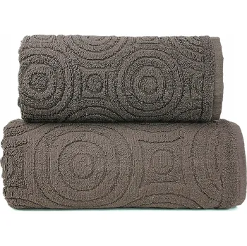 Ručník Bavlněný ručník Emma 2 hnědý 50x100 Greno