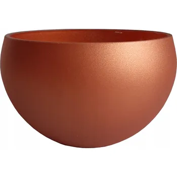 SALÁTOVÁ MÍSA dekorativní skleněný květináč sukulenty