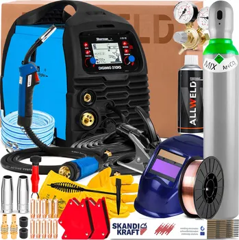 Svářečka POLOAUTOMAT SHERMAN DIGIMIG 210XS 230V 200A MMA TIG SYNERGIE MĚKKÉ PÁJENÍ