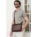 Glara Italská crossbody z kůže 1063382