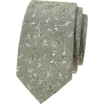 Kravata Avantgard Kravata SLIM LUX, 571-22454, Zelená/olivová