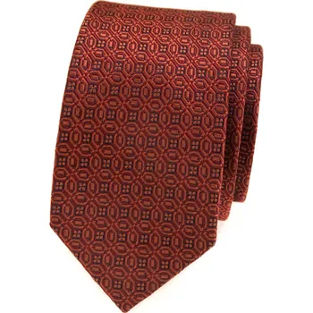 Kravata Avantgard Kravata SLIM LUX, 571-22274, Skořicová/hnědá