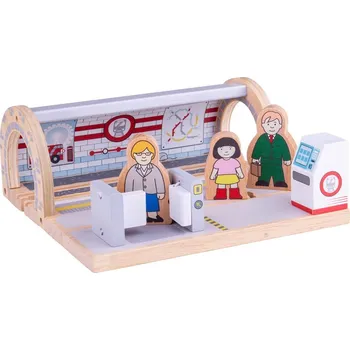 Vláček a vláčkodráha Bigjigs Rail Stanice metra