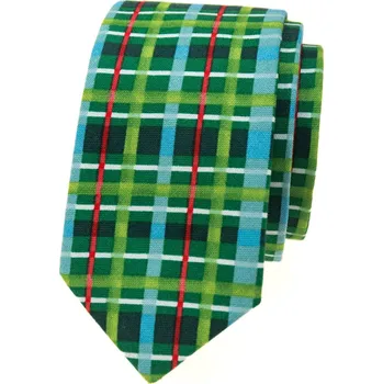 Kravata Avantgard Kravata SLIM LUX bavlněná, 571-51082, Zelená
