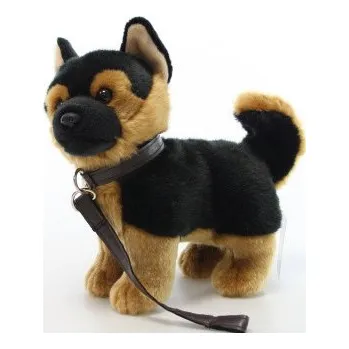 plyšák Plyšové štěně - německý ovčák 25 cm