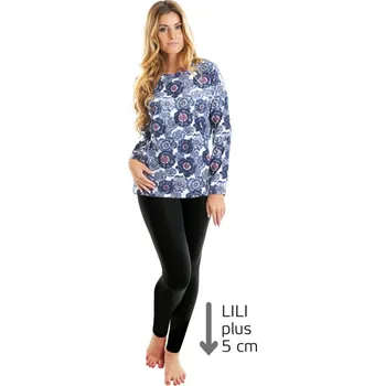 Evona Dámské bambusové legíny LILIANA černé/ prodloužené XXL