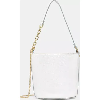 Kabelka Kožená kabelka Answear.LAB bílá barva 956.HWK 00X, vel. ONE SIZE