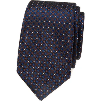 Kravata Avantgard Kravata SLIM LUX, 571-22227, Hnědá/modrá