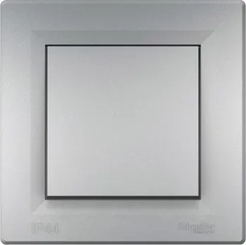 vypínač a zásuvka Schneider Electric ASFORA vypínač č.6 IP44 EPH0400461 alu