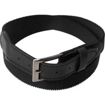 Opasek Avantgard Pánský opasek, 888-2323, Černá, černá kůže Velikost: 80 cm, šířka 3 cm