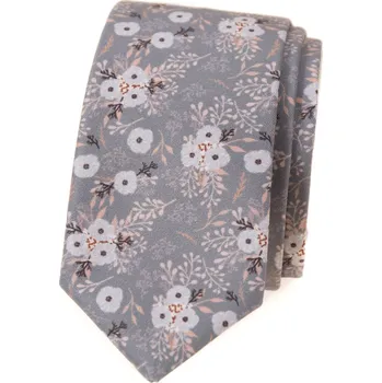 Kravata Avantgard Kravata SLIM LUX, 571-1992, Šedá