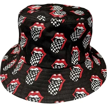 Kšiltovka The Rolling Stones Checker Tongue Pattern Klobouk Charcoal Grey S/M