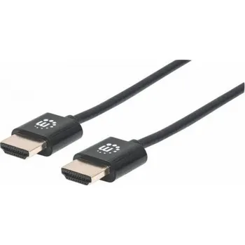 Video kabel Manhattan HDMI - HDMI kabel 3m černý (394376)